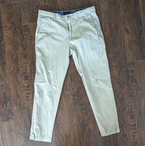 Banana Republic Mason fit Cream chinos 36x32